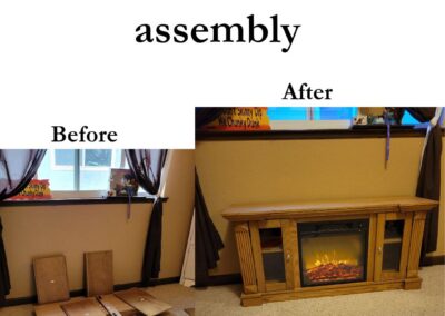 Electronic Fireplace Assembly